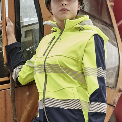 ZJ753 Women's Streetworx 2 In 1 Stretch Softshell Jacket Thumbnail