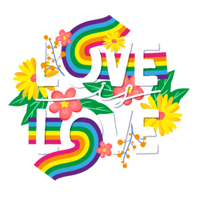 Love is Love White Thumbnail