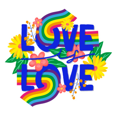 Love is Love Blue Thumbnail